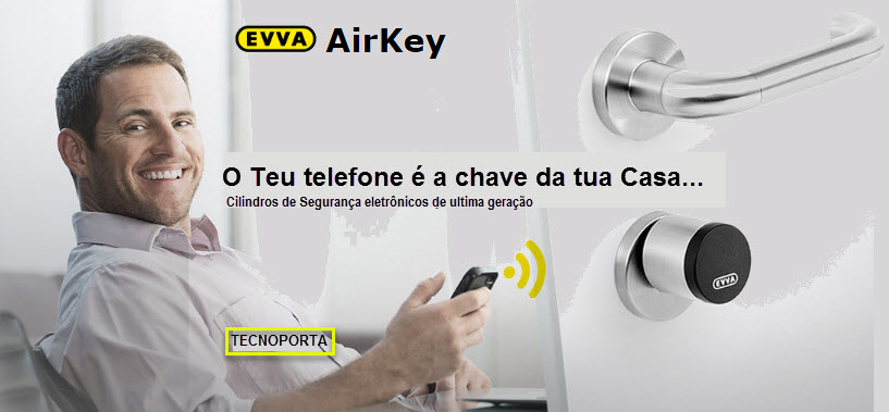 Cilindro eletrónico Evva sistema  AirKey