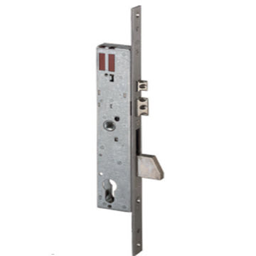 Fechadura Cisa elétrica para portas de alumínio com tranca de fechar a chave 